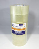 6 Rolls Clear Sealing Tape Carton Packing Box Tape 1.89"x110Y 14411 6
