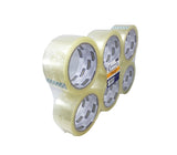 6 Rolls Clear Sealing Tape Carton Packing Box Tape 1.89"x55Y 2.0Mil 14423 6