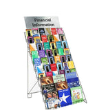Literature Floor Display, Wire Black 1483