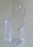 Leaflet Holder Tri-fold Literature Holder Clear Acrylic One Tier Wall Mountable 14911