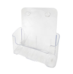 1 Tier Leaflet Holder 8.5x11" Literature Holder Clear Acrylic Wall Mountable 14915