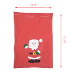 20X28 Christmas Gift Bag Reusable Non woven Fabric Santa Claus Present Bag