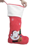 16X29" LRG Xmas Stocking Sack Santa Christmas Gift Bag Hanging Gift Stocking Bag 15022