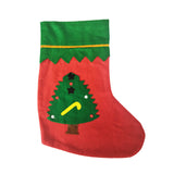 14X9" Xmas Stocking Sack Santa Christmas Tree Gift Bag Hanging Gift Stocking Bag