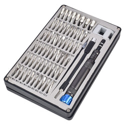 Precision Screw Driver Bits Set Electronics Repair Tool Kit Magnetic 64 PC 15055