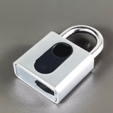 FixtureDisplays® Fingerprint Padlock, Bluetooth Lock APP Remote Access Unlock, Smart Padlock, Keyless Lock 15064-1PK