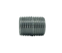 1/2" threaded male black pipe nipple tube fixture fitting plumbing nipple iron 15072-10PK