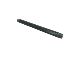 1/2" threaded male black pipe 10" long tube fixture fitting plumbing nipple iron