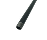 1/2" threaded male black pipe 18" long tube fixture fitting plumbing nipple iron