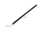 1/2" threaded male black pipe 20" long tube fixture fitting plumbing nipple iron