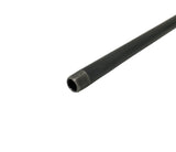 1/2" threaded male black pipe 20" long tube fixture fitting plumbing nipple iron