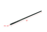 1/2" threaded male black pipe 30" long tube fixture fitting plumbing nipple iron