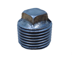 1/2" Plug Black Pipe Coupler Connector Rustic Industrial Vintage Shelf Tube Parts