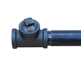 1/2" Plug Black Pipe Coupler Connector Rustic Industrial Vintage Shelf Tube Parts