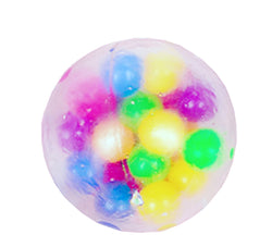 SQUEEZY PEEZY Squishy Sensory Stress Relief Ball Toy Autism Anxiety Fidget Beads