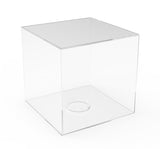 FixtureDisplays® 10 X 10 X 10" Acrylic Sports Display Case, Fully Assembled, Great Workmanship, Removable Riser, Basketball, Figurine, Art, Doll, Collection Case 15142