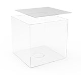 Acrylic Sports Display Case w/ Lift-Off Top, Removable Riser, Basketball Collection Case 15142