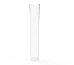 Clear Acrylic Plexiglass Tube 3.5" OD 3.25" ID Diameter x 24" (nominal) Long 15145-24"