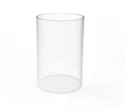 Clear Acrylic Plexiglass Tube 3.5" OD 3.25" ID Diameter x 6" (nominal) Long 15145-6"