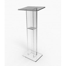 18"W X 12"D X 42.5" H Acrylic Podium Plexiglass Church Pulpit School Lectern Event Reception Hostess 15198