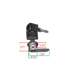 Cam Lock For Suggestion Mailbox Donation Box 15211LOCK