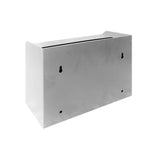 10 x 7.2 x 3",Multipurpose, Metal Donation Box,Cash and Mail Box,Suggestion Box 15211 grey