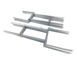 Coroplast Sign Stakes 25PK 10x30", Lawn Sign Stake, Campaign Sign Stakes, Metal Wire Stakes