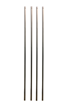 58" Metal Tube Set of Four 15214