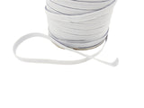 Elastic Band String 100 Yards 1/4 Inch Elastic String Rope Bungee Elastic Cord White