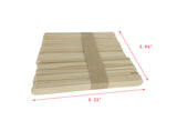 100 Pcs Craft Sticks Ice Cream Sticks Natural Wood Popsicle 4.5" Treat Pop DIY