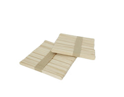100 Pcs Craft Sticks Ice Cream Sticks Natural Wood Popsicle 4.5" Treat Pop DIY