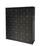 FixtureDisplays®38.8 X 43.6 X 9.4" 110V outlet 30 Slot Cellphone Locker Storage Charging Station Class Camp Security No-phone 15249