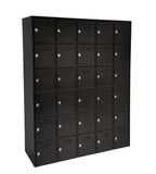 FixtureDisplays®38.8 X 43.6 X 9.4" 110V outlet 30 Slot Cellphone Locker Storage Charging Station Class Camp Security No-phone 15249