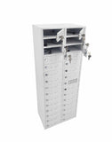 Cellphone Locker Charging Station USB Storage Cabinet Cubbie Secure Deposit Slot Max 5 Watts Per Slot Output 15251 USB