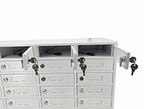 USB Cellphone Locker Smart Device Charging Station School Office 30 Slot Max 5 Watts Per Slot Output 15252-USB