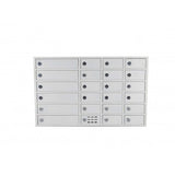 FixtureDisplays® 24-Slot Cellphone iPad USB Charging Station Lockers Assignment Mail Slot Box  24 W x 15 H x 8"D Big (8.2") and Small (4.4") Slots 15255-USB