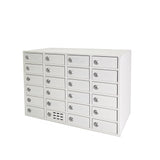 23 Slot USB　Cellphone Locker Storage Charging Station Class Camp Security No-Phone Max 5 Watts Per Slot Output 15257