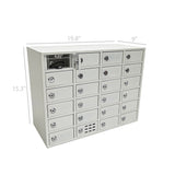 23 Slot USB　Cellphone Locker Storage Charging Station Class Camp Security No-Phone Max 5 Watts Per Slot Output 15257
