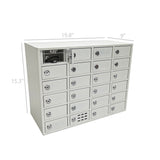 23 Slot USB　Cellphone Locker Storage Charging Station Class Camp Security No-Phone 15257