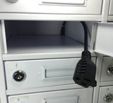 12-Slot Cellphone iPad Mini Charging Station Locker Assignment Mail Slot Box 15258