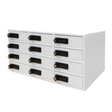 12-Slot Cellphone Mini Charging Station Combination Locker Assignment Mail Slot Box USB 15259