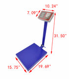 660lbs 16X20 Platform Sacle Price Calculator 8 Hr Battery Floor Bench Scale