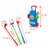 Kids Golf Set Plastic Mini Putter Golf Club Toy Child Outdoors Funny Sports Game Birthday Christmas