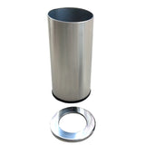 Stainless Steel Trash Can Garbage Bin Disposal Can 15343