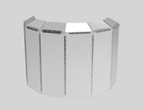 Delux 3/16" Acrylic Plexiglass Drum Shield with Deflectors 15345