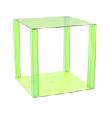 Green Plexiglass Acrylic Cube Display Case 15350