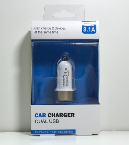 Car Dual USB AC/DC Charger Adapter Samsung Galaxy Andriod iPhone 15373