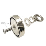 N35 Fishing Magnet 280 Lbs Capcity, 65' Nylon Rop 15378