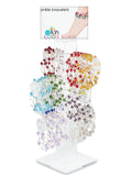 FixtureDisplays® Plexiglass Acrylic 8-bar Bracelet Display Rack Tabletop Jewelry Necklace Display 15398