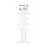 FixtureDisplays® Plexiglass Acrylic 8-bar Bracelet Display Rack Tabletop Jewelry Necklace Display 15398